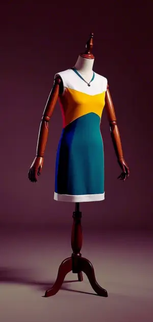 Stylish tennis dress with built-in shorts