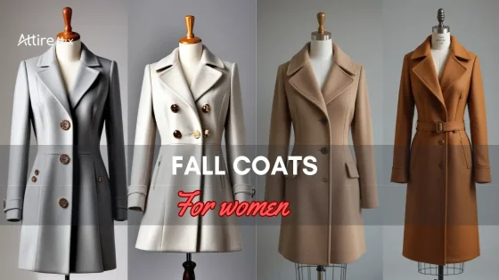 Collection of elegant fall coats for women