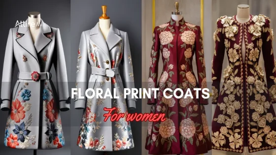 Collection of Floral Print Coats For Women