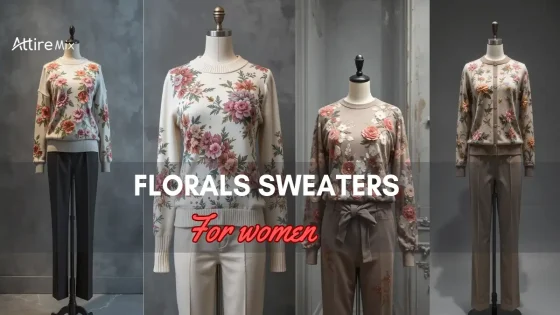 Collection of Florals Sweaters For women