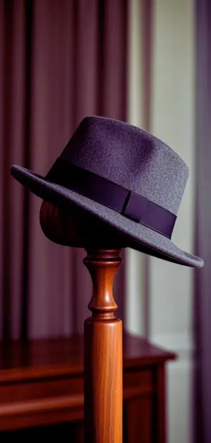Accessories with gray men’s hat