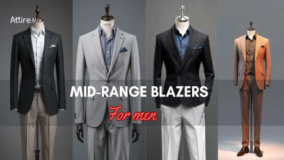 collection of Mid-Range Blazers For men in different colours and styles