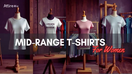 Mid-range women’s cotton t-shirt in classic fit