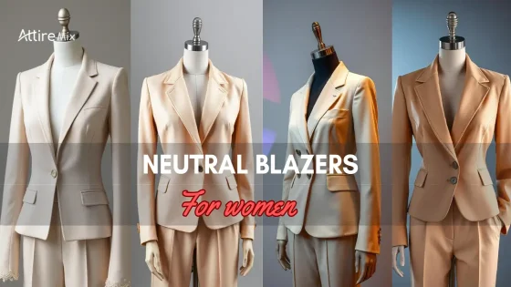 collection of Neutral Blazers For Women in various soft shades