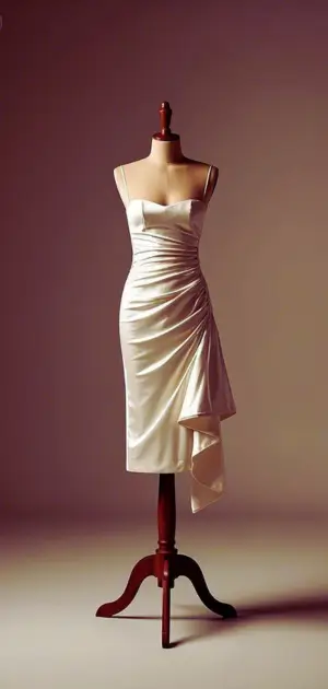 Linen dress for casual garden weddings
