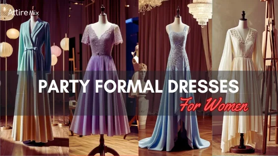 Elegant party formal dresses for women in vibrant styles