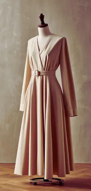 Modern midi dress with mesh sleeve details