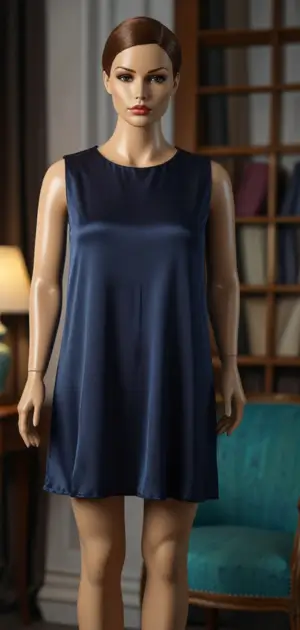 Wrap silk dress in bold jewel tones with a flattering fit