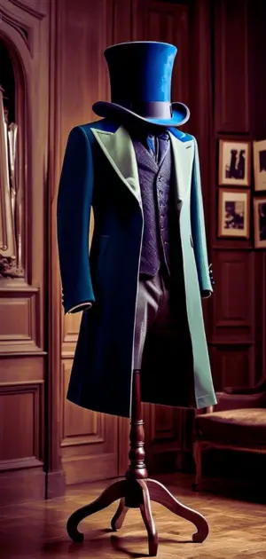 Short-crown black top hat for modern men’s style.