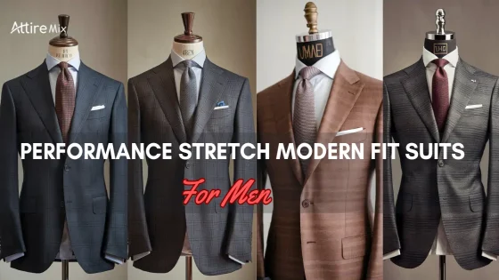 Collection of Performance Stretch Modern Fit Suits for men
