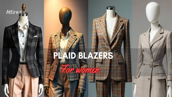 collection of plaid blazers for women in various colours and styles