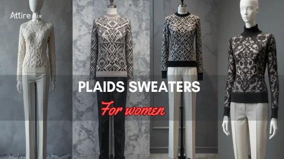 Collection of Plaids Sweaters For women