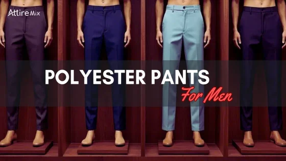 Polyester Pants for Men in Stylish Tapered Fits
