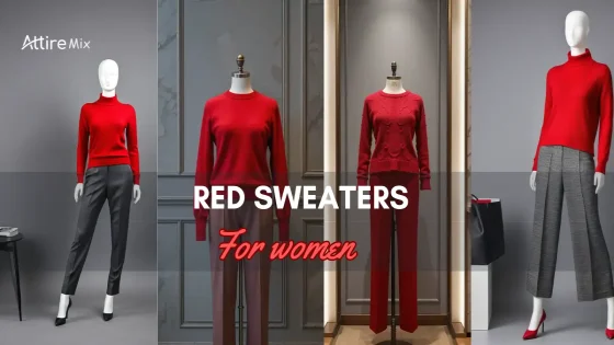 Assorted Red Sweaters For women collection for women
