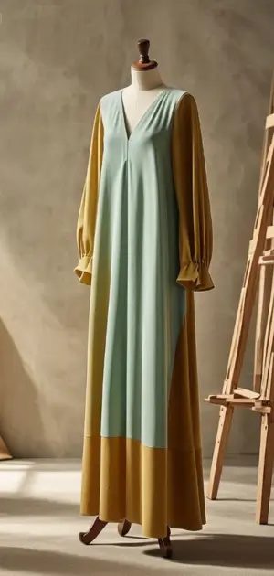 Long-sleeve sweater dress for fall fashion.