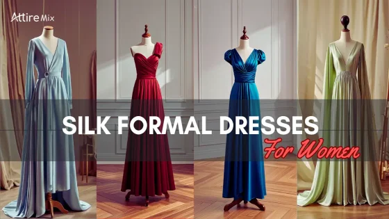 A silk midi dress styled with summer accessories