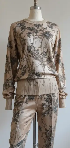 Assortment of silk sweaters for women, elegantly displayed