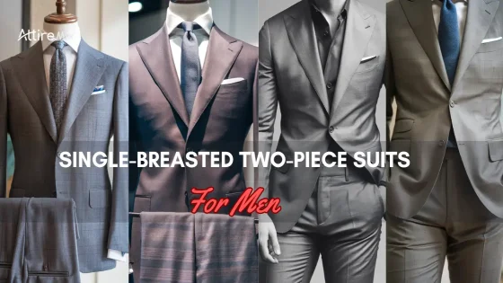 Collection of Single-Breasted Two-Piece Suits for men