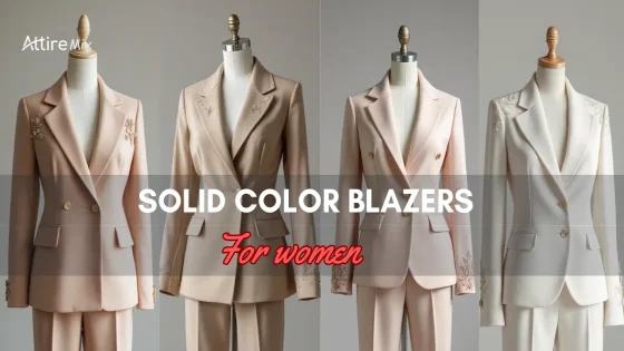 Collection of Solid Color Blazers For Women