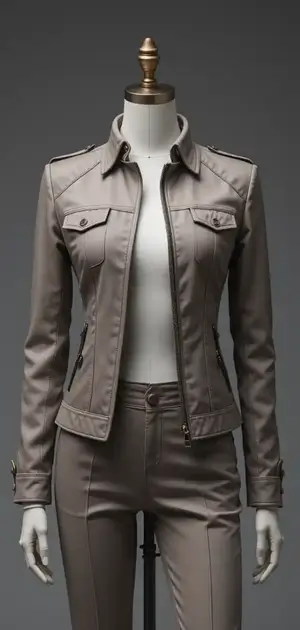 Stylish Solid Jackets on mannequin