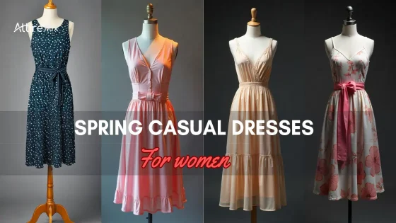 FOUR spring casual dresses for women