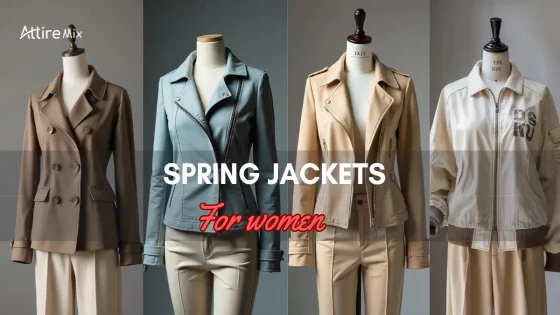Collection of spring jackets for women