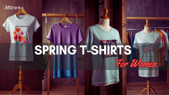 Spring t-shirts for women styled for versatile outfits