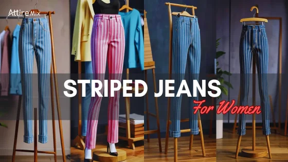 Striped jeans for women create bold, flattering outfits for everyday wear