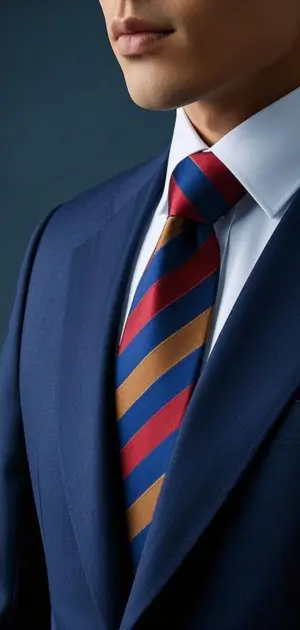 Patterned Ties with Stripes and Polka Dots for Men