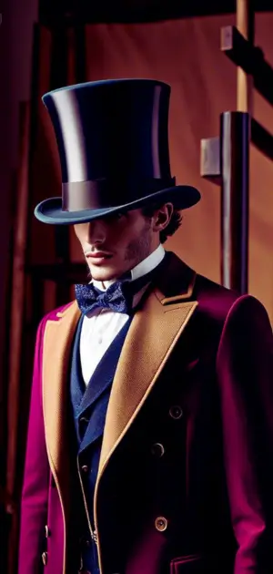 Vintage steampunk top hats with unique detailing