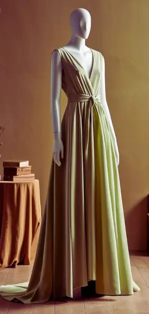 Women in different formal dress styles for various shapes.