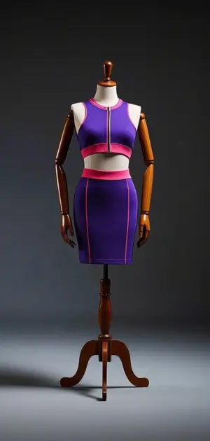 A-line exercise dress with adjustable straps