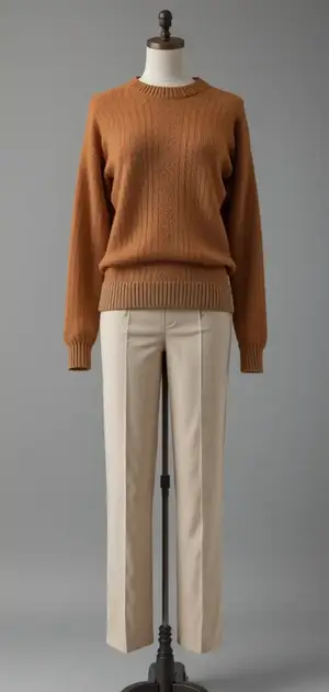 Variety of fall sweaters on mannequins
