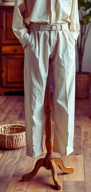 Summer-ready men’s linen trousers for formal occasions