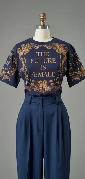 Vintage t-shirt proclaiming 'The Future is Female