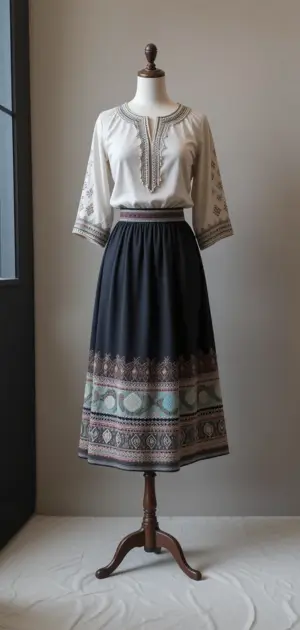 A collection of fashionable midi skirts designed for everyday styling.