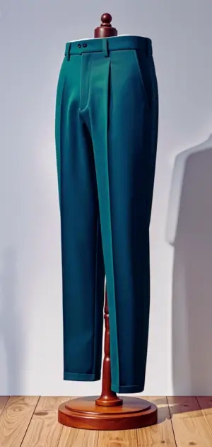 Beige Polyester Pants for Summer Outings