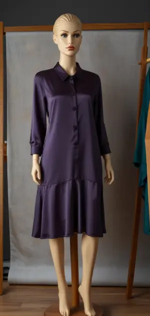 A-line silk maxi dress with floral prints for special occasions