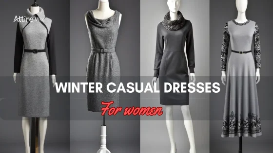 stylish winter casual dresses for women