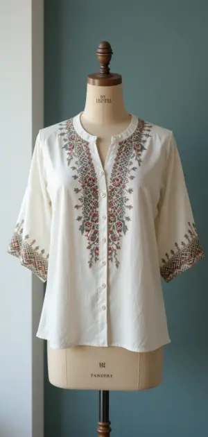 Beautifully embroidered blouses perfect for every occasion.