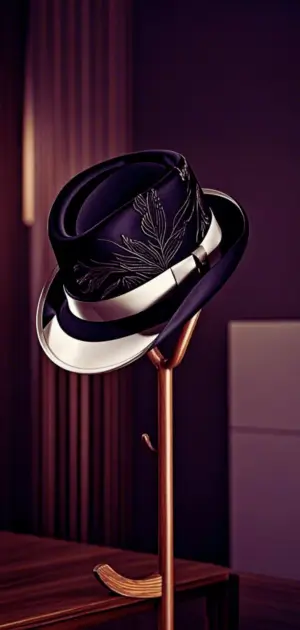 Derby hats in black, grey, and pastel shades