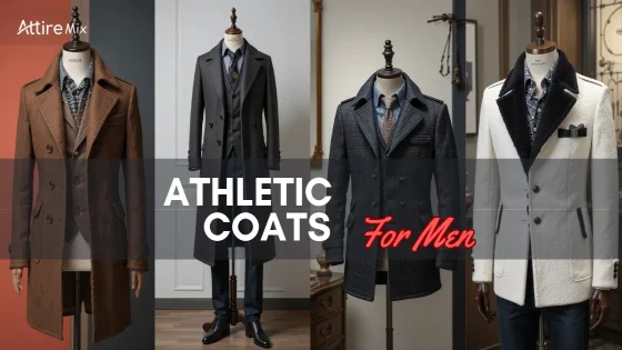 A collection of men's athletic coats in elegant styles and classic colors.