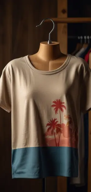 Cotton t-shirts for women in neutral shades