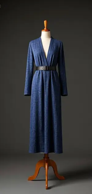 Cozy ribbed knit maxi dress with a casual loose fit