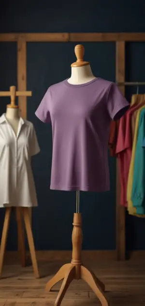 Comfortable mid-range women’s t-shirt for all body types