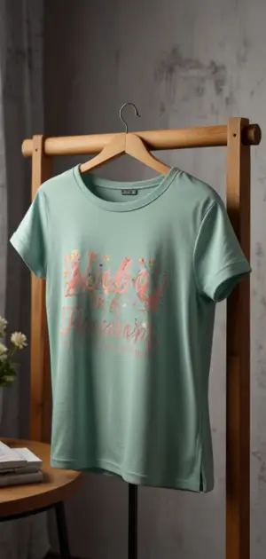 Cotton spring t-shirt for women’s day-to-night transition
