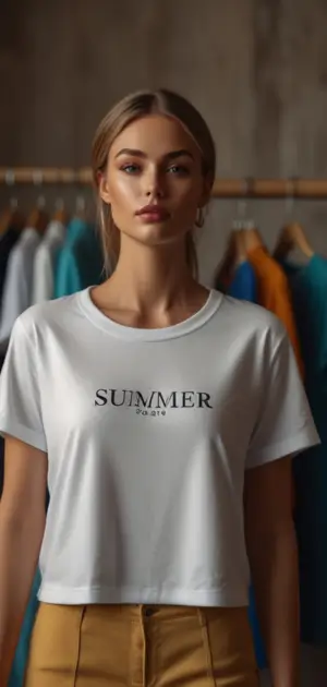 Women’s graphic tees with vibrant prints