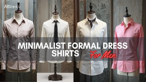 A range of stylish formal dress shirts displayed on mannequins.