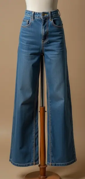 jeans styled with a denim jacket