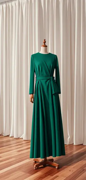 Wrap geometric maxi dress for versatile styling